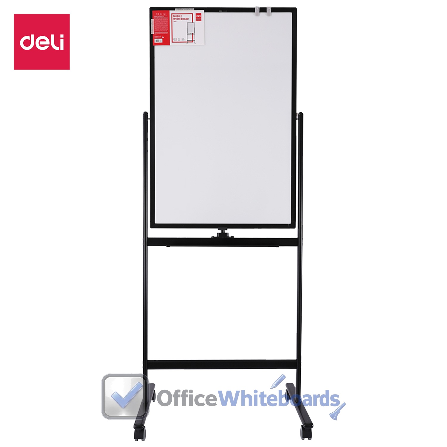 Deli Magnetic Whiteboard Moveable with Legs — E7893